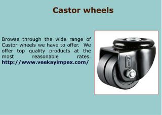 PP Caster Wheel