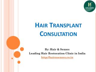 Hair Transplant Consultation