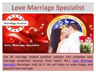 Love Marriage Specialist Astrologer