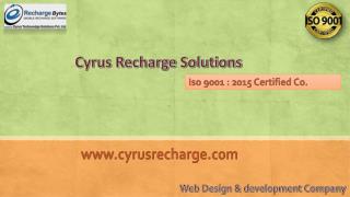 Get the online recharge software with Cyrus Recharge Solutions
