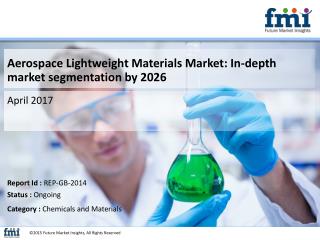 Aerospace Lightweight Materials Market Expected to Dominate Worldwide by 2026