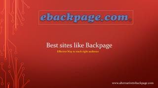 Best sites like Backpage