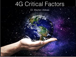 4G Critical Success Factors