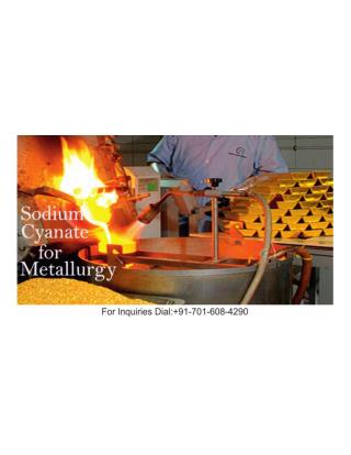 Sodium Cyanate for metallurgy