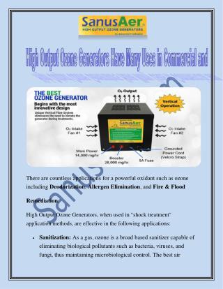 SanusAer®: Buy Ozone Generator Replacement Plates