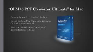 Mac Outlook to PST Converter for Mac