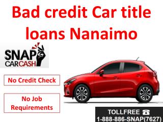 Bad credit car loans Nanaimo