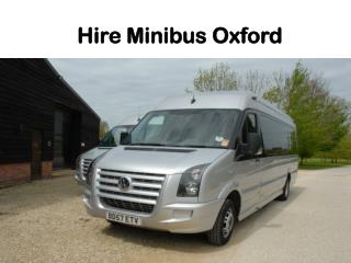 Hire Minibus Oxford