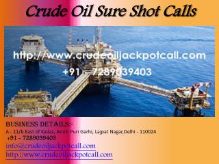 Crude Oil Sure Shot Calls