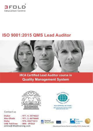 ISO QMS 9001 Lead Auditor Course