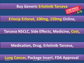Tarceva NSCLC, Side Effects, Medicine, Cost, Medication, Drug