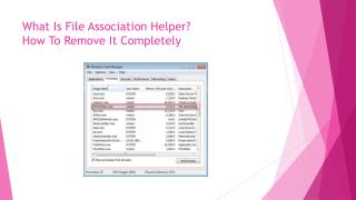 How to Uninstall File Association Helper Program on Windows 7/8/10