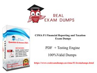 Free Download CIMA F1 Real Exam Questions From Realexamdumps.us