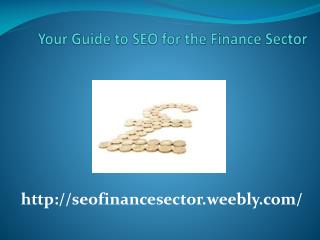 Your Guide to SEO for the Finance Sector