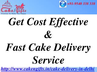 Fresh Online Cake Delivery in Delhi