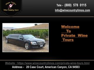Sonoma valley wine private tours 