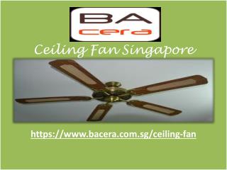 Ceiling Fan Singapore