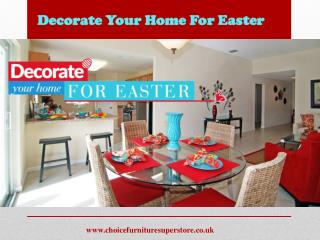 Decorate Your Home For Easter