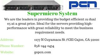 Supermicro System