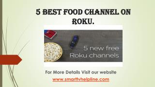 5 Best Food Channels On Your Roku.