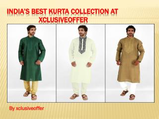 India’s best kurta collection at xclusiveoffer