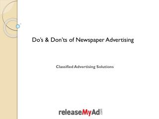 7 Mistakes to avoid with Newspaper Advertising.