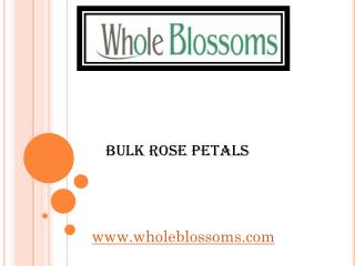 Bulk Rose Petals - wholeblossoms.com
