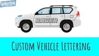 Custom Vehicle Lettering - Car decals & lettering