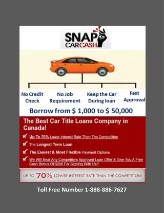 Car title loans