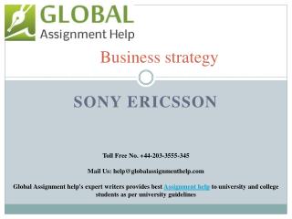 Sample PPT On Business Strategy by Global assignment Help