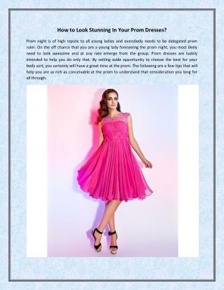 Chic dresses