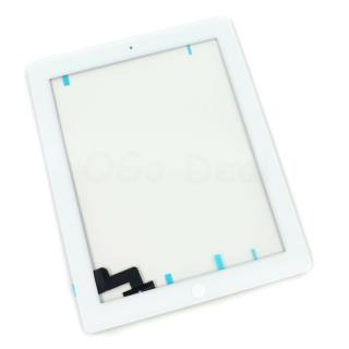 For iPad 2 Glass and Digitizer with Home Button Flex Assembly Replacement - White