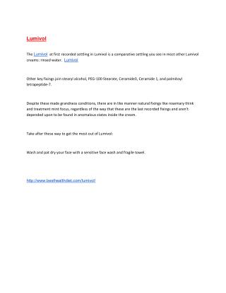http://www.besthealthdiet.com/lumivol/