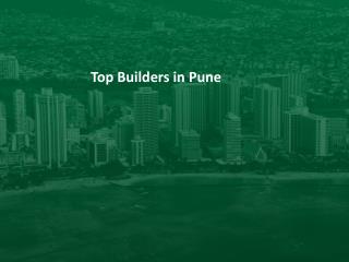 Top Builders in Pune