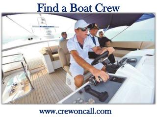 Find a Boat Crew