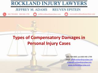 Types of Compensatory Damages in Personal Injury Cases