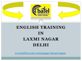 English Training in Laxmi Nagar Delhi