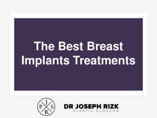 The Best Breast Implants Treatments