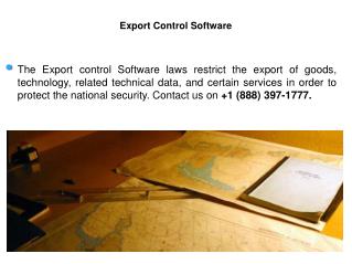 Export Control Software