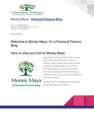 Personal Financial Planning