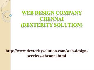 Web Design Company Chennai (Dexterity solution)