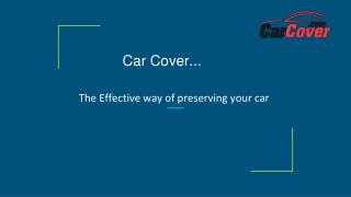 Car Cover | Buy Car Covers with Lifetime Warranty