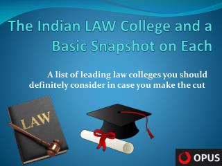 List of Top Indian Law Colleges
