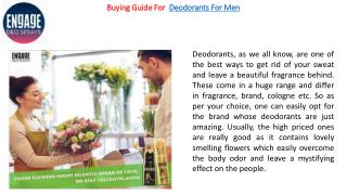 Long Lasting Engage Deo For Men and Women