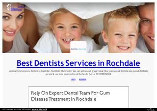 Types of Treatment for Gum Disease in Manchester