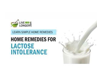 Best Home Remedies For Lactose intolerance