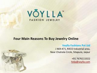 Four Main Reasons to Buy Jewelry online