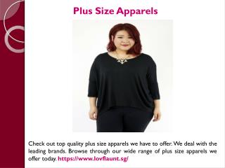 Ladies plus Size Clothes