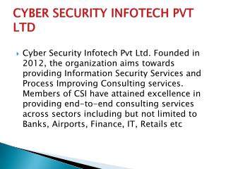 Cyber Security Infotech