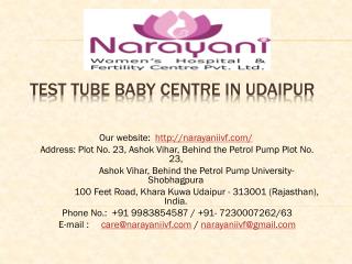 Test Tube Baby Centre in Udaipur